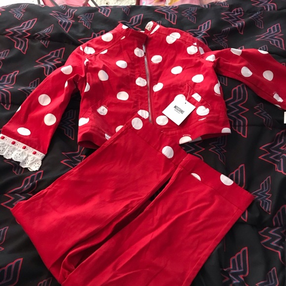Vintage Moschino Little Girls 2 Piece - Picture 1 of 8